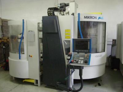 New mikron, hsm-400 cnc vertical machining center, :2004