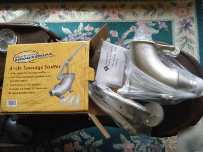 New northern industrial 3-lb sausage stuffer, in box