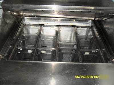 Refrigerated prep station-randell-model 9412-32-7