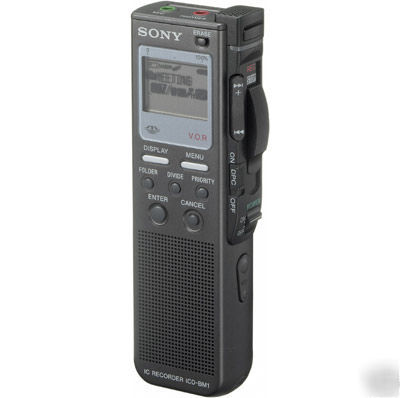 Sony ICDBM1A voice recorder with memory stick: icd-BM1A