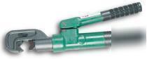Dieless crimping tool to 500 kcmil (mcm) greenlee #1989