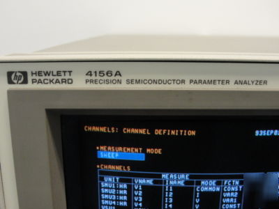 Hp / agilent 4156A semiconductor parameter analyzer