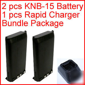 New battery charger pack for kenwood knb-15 TK360 TK260 