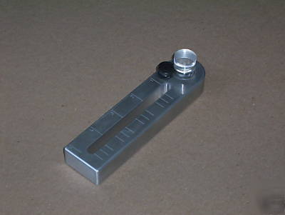 Optical center punch & drill bar, aircraft tool