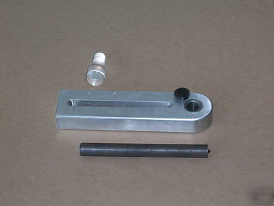Optical center punch & drill bar, aircraft tool