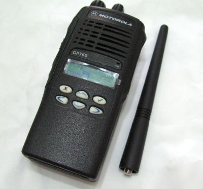 Motorola GP360 vhf 5 w two-way radio + free accessories