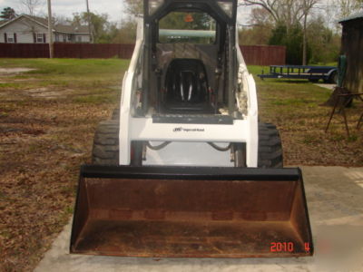 2003 bobcat s-185 turbo skid steer loader with forks
