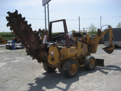 Case 460 trencher backhoe back hoe 