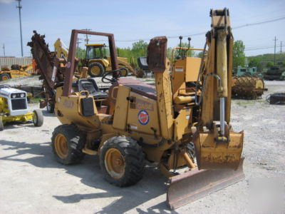 Case 460 trencher backhoe back hoe 