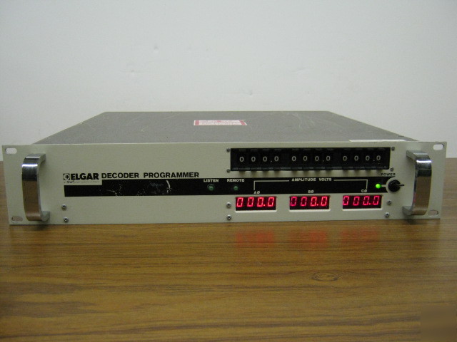 Elgar elg DAP3-400A programmer
