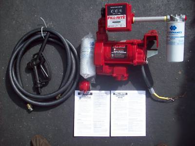 Fill-rite fuel diesel gas wvo biodiesel transfer pump