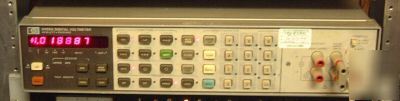 Hp hewlett packard 3456A dmm w/man'l, nist-dertified