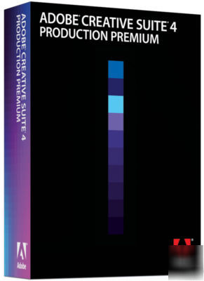 New adobe production premium CS4 - full version - pc - 