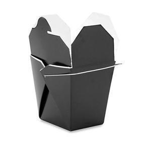 Qty 100 chinese take out boxes - black 8 oz