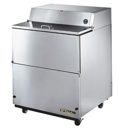 True tmc-34-s-ss milk cooler, forced air, 8 crate capac