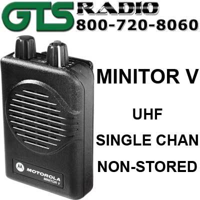 New motorola uhf minitor v 5 fire ems voice 1CH pager 1