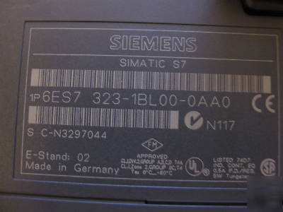 Siemens simatic S7/300 CPU315 with many ios, used