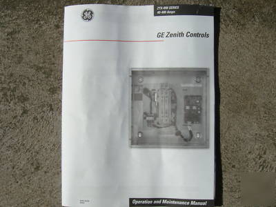 100 amp 2 pole ge/zenith ztx automatic transfer switch