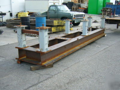 (3) steel welding tables 48' x 223' 