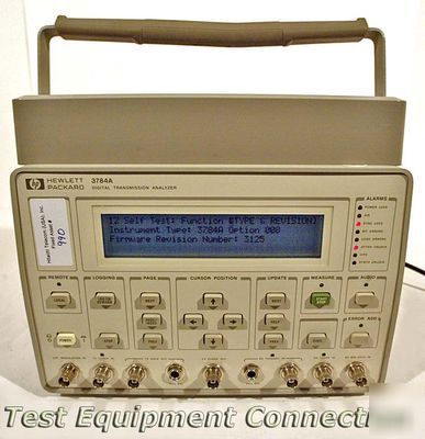 Agilent hp 3784A /008/ digital transmission analyzer