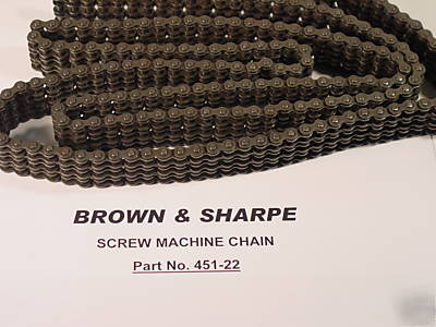 451-22, spindle drive chain for brown & sharpe 3/4