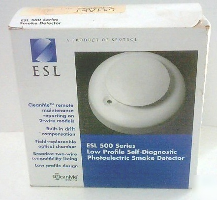 Fire smoke alarm photoelectric detector esl 500 series