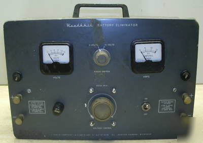 Heathkit be-5 battery eliminator