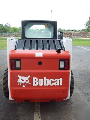 New bobcat S150 loader, 2005,w/ brand grapple & forks