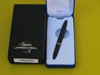 New fisher space pen bullet lacquered shiny black brand 