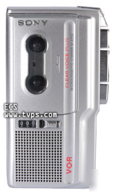 New sony m-670V M670V micro cassette portable recorder