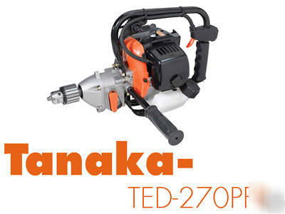 New tanaka gas powered drill, 27CC, ted-270PFR 