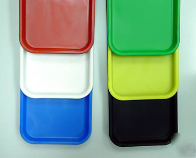 Plastic half size sheet pans... in lots of colors 