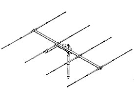 Sirio sy 27-4 4 element beam antenna cb ham radio 