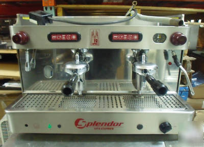 Splendor commercial espresso machine- 2 group