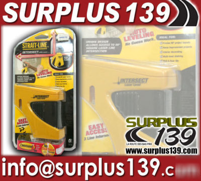 Strait-line 3 line intersect laser level auto leveling