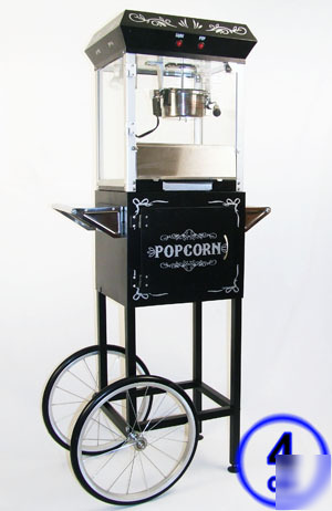 4OZ black antique style popcorn maker popper machine