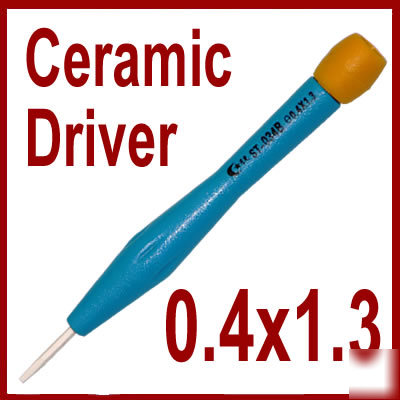 Ati-static ceramic driver alignment screwdriver