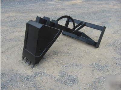 New skid steer loader backhoe and bucket fit bobcat etc