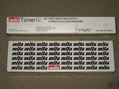 Genuine mita toner cartridges dc-152Z, 211, 213RE, 313Z
