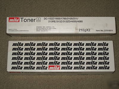 Genuine mita toner cartridges dc-152Z, 211, 213RE, 313Z