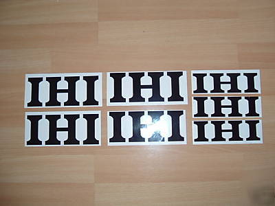 Ihi replacement decals stickers set digger excavator