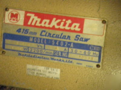 Makita 5402-a 415MM circular beam saw E2912-1