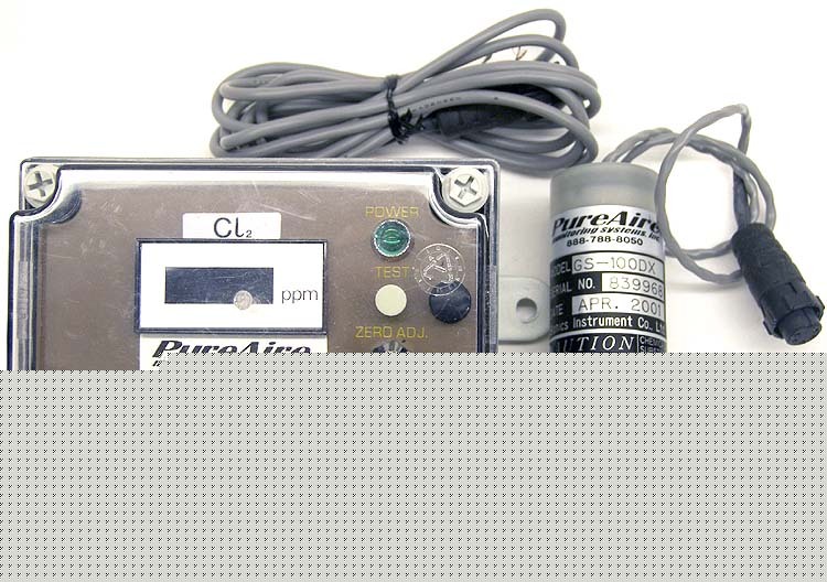 New bionics pureaire CL2 gas monitor sensor tx-100FHD