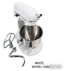 New kitchenaid commercial nsf 5-qt. mixer KM25GOXWH wht