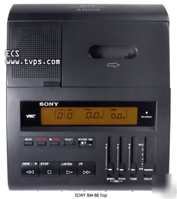 Sony BM88 bm-88 standard cassette transcriber