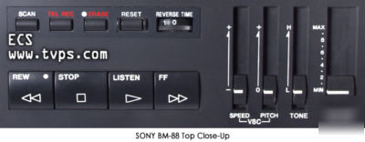 Sony BM88 bm-88 standard cassette transcriber