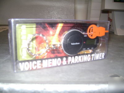 Voice memo & parking timer keychain