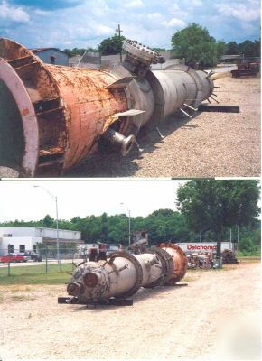  demethanizer stainless steel 52' column separator