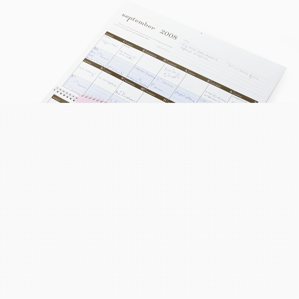 Family activities wall calendar by momagenda