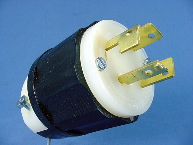 Leviton non-nema twist locking plug 20A 250V 10A 600V